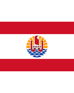 Drapeau: Polynésie française