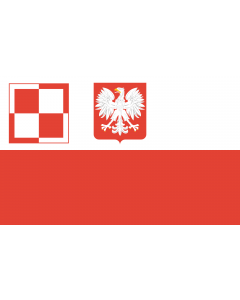 Drapeau: PL air force flag PRL | Polish Air Force flag  1959-1993 | Lotnictwa wojskowego  1959-1993