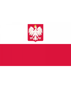 Bandiera: Poland  state | State flag of Poland | Polski z godłem