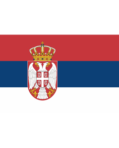 Flag: Serbia