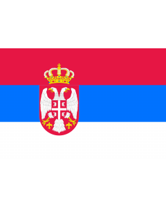 Flag: Serbia