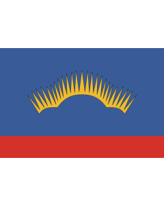 Drapeau: Oblast de Mourmansk