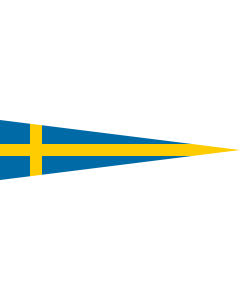 Drapeau: Naval Rank Flag of Sweden - Divisionschef | Swedish naval rank flag for a Division Commander | Tecken för förbandschef Divisionschef