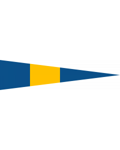 Fahne: Flagge: Naval Rank Flag of Sweden - Flottiljchef | Swedish naval rank flag for a Flotilla Commander | Tecken för förbandschef Flottiljchef
