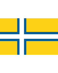 Drapeau: West Sweden | Unofficial regional flag of West Sweden  Västsverige