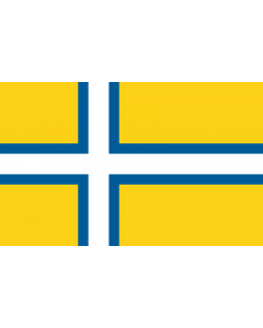 Bandiera: West Sweden | Unofficial regional flag of West Sweden  Västsverige