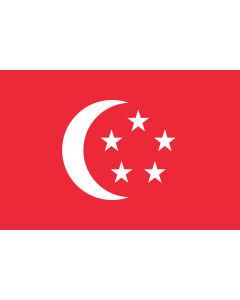 Bandera: President of Singapore | The standard used by the President of Singapore | Presiden Singapura | 新加坡总统旗