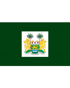 Bandiera: President of Sierra Leone | Standard of the President of Sierra Leone