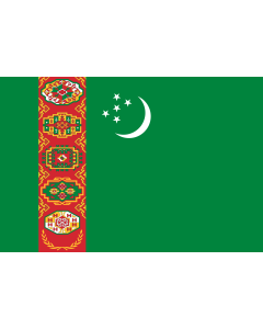 Bandera: Turkmenistán