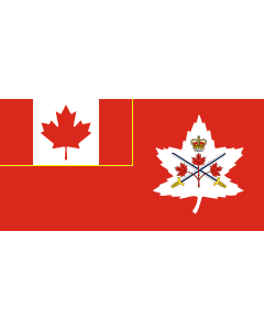 Bandera de  Canadian Army | Canadian Army, adopted in 14 July 2016