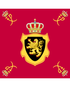 Flag: Royal Standard of King Philippe of Belgium