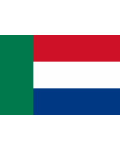 Flag:  Flag of the Transvaal and the South African Republic; the  Vierkleur