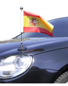  Supporto per Auto con adesivo Magnetico Diplomat-1-Chrome Spagna con stemma di servizio 