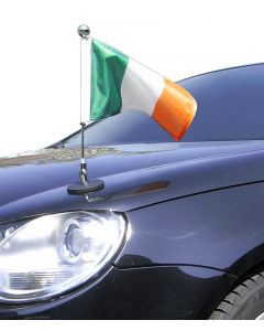  Magnetic Car Flag Pole Diplomat-1-Chrome Ireland