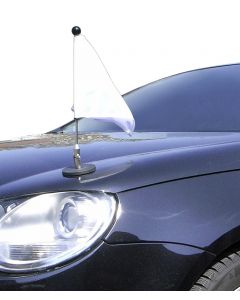  Pavillon pour voiture Diplomat-1.30 avec bannière blanche à adhésion magnétique 