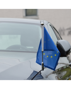 Support de drapeau pour véhicule Diplomat-Z-Chrome-PRO-MB-E-W214  pour Mercedes-Benz E (W214) (2023-)